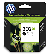 Cartridge HP 302XL (F6U66AE), Black, originál