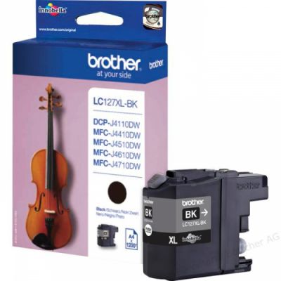 Cartridge Brother LC-127XLBK, Black, originál