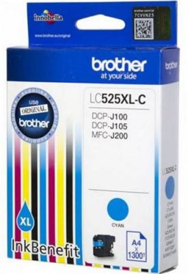 Cartridge Brother LC-525XL, Cyan, originál