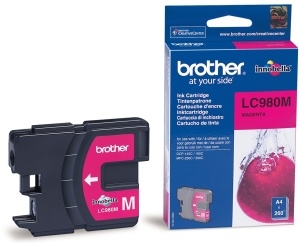 Cartridge Brother LC-980M, Magenta, originál