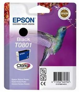 Cartridge Epson T0801, Black, originál