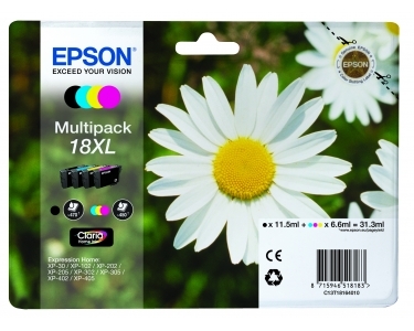 Cartridge Epson T1816, Multipack CMYK, originál