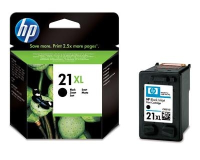 Cartridge HP 21XL (C9351CE), Black, originál