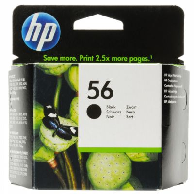 Cartridge HP 56 (C6656AE), Black, originál