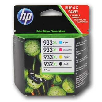 Cartridge HP 932XL + HP 933XL (C2P42AE), Multipack CMYK, originál