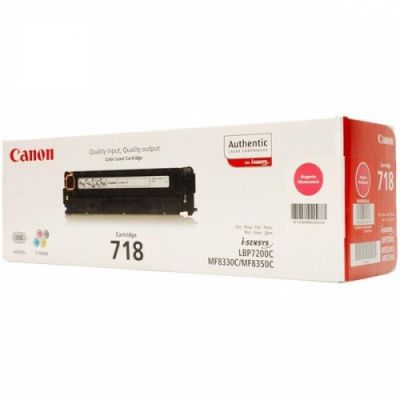 Toner Canon CRG-718, Magenta, originál