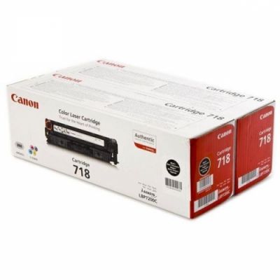 Toner Canon CRG-718, Multipack 2x Black, originál